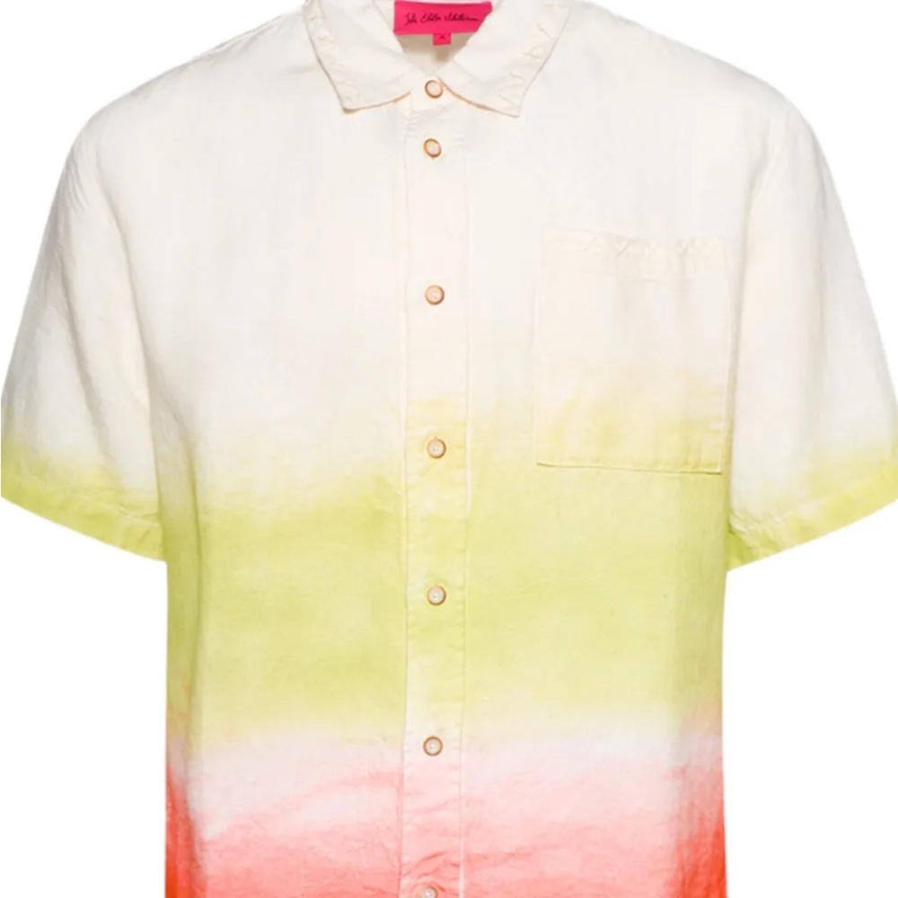The Elder Statesman sulfur Gradient Casual Shirt